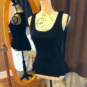 NWOT Boston Proper Sz 2 top; Peplum bottom